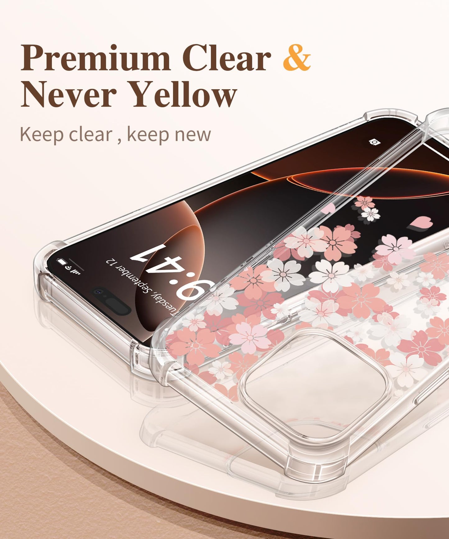 3-in-1 Floral Protection Kit for iPhone 16 Pro Max (6.9 inches, 2024)