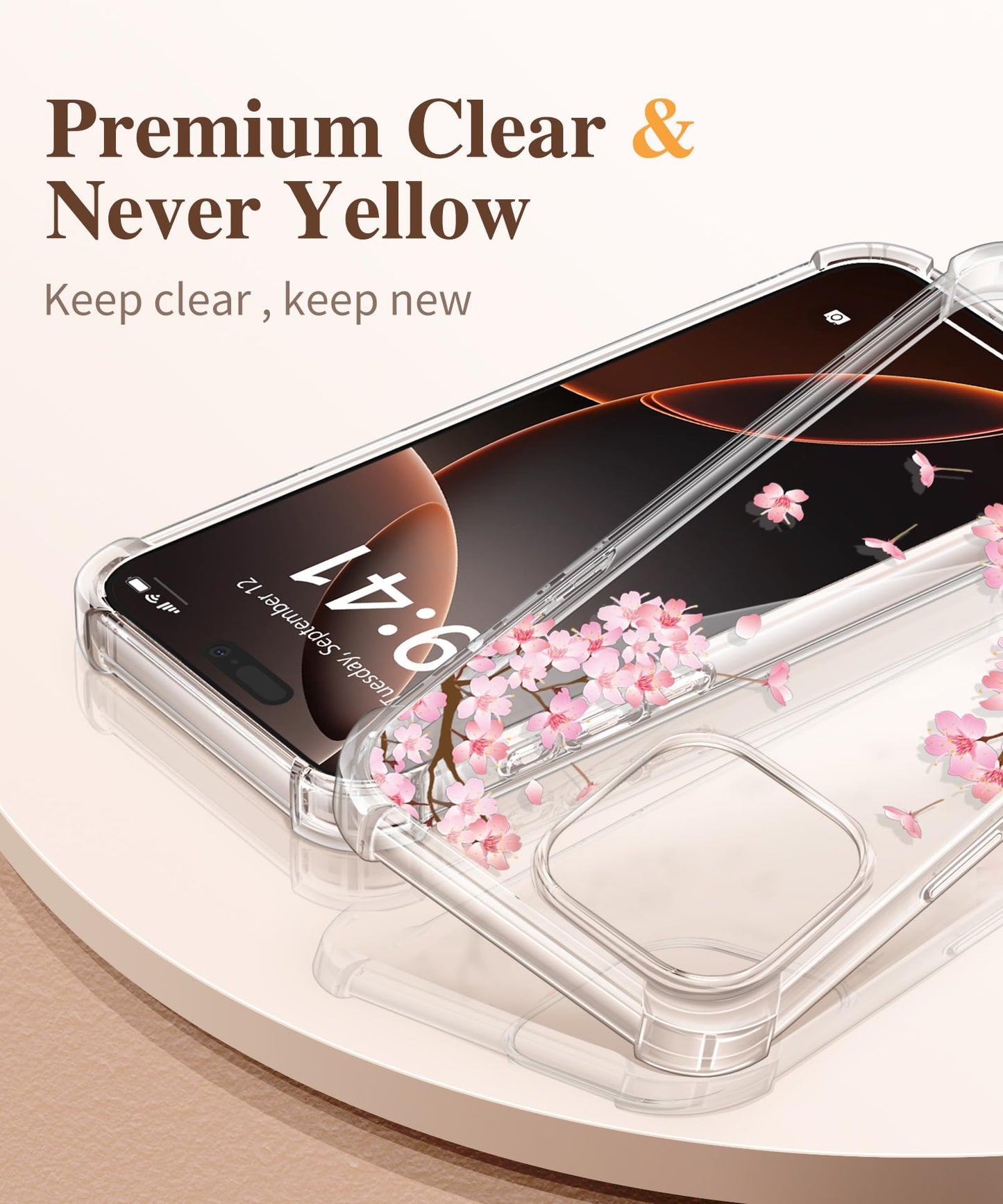 3-in-1 Floral Protection Kit for iPhone 16 Pro Max (6.9 inches, 2024)