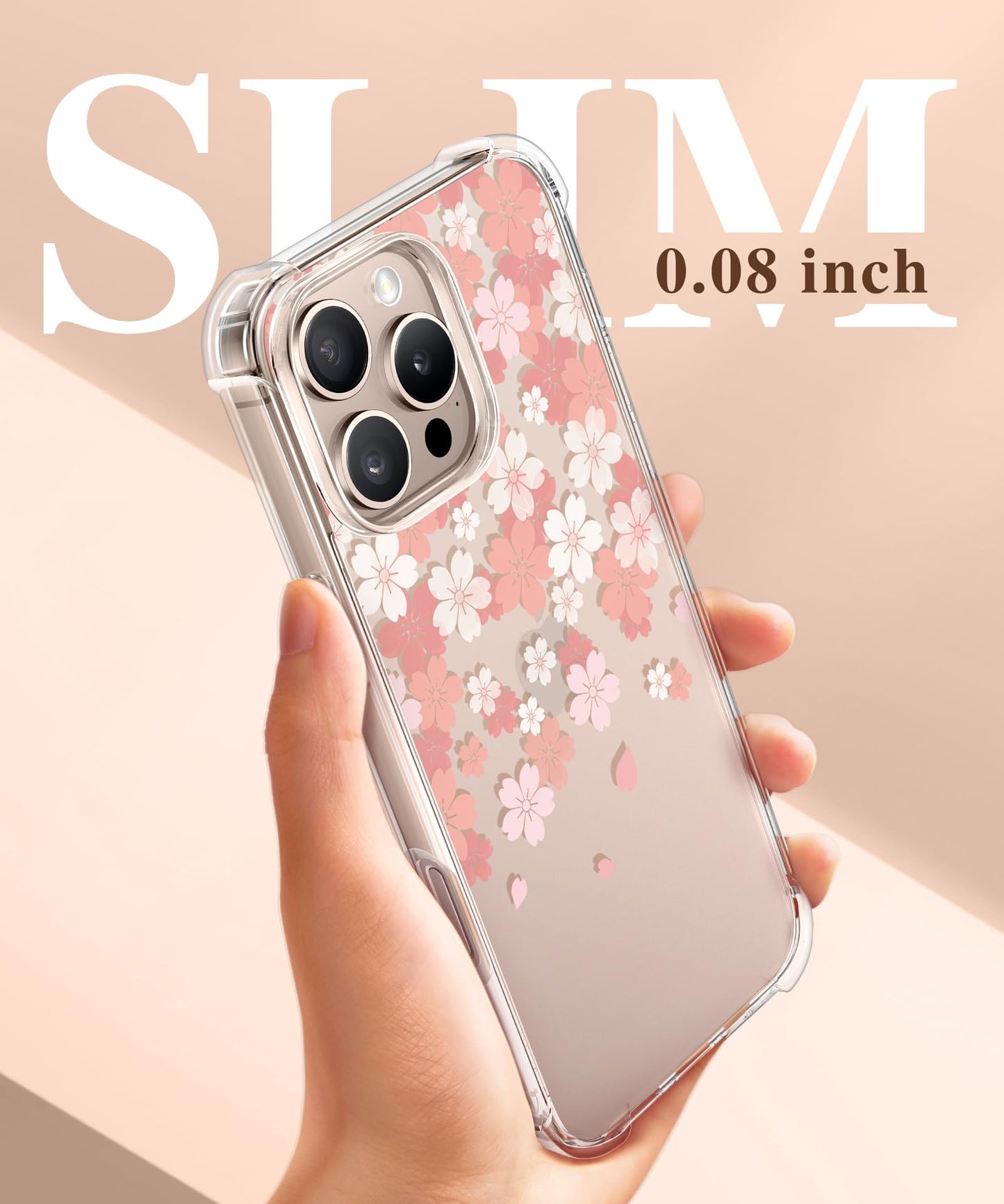 3-in-1 Floral Protection Kit for iPhone 16 Pro Max (6.9 inches, 2024)