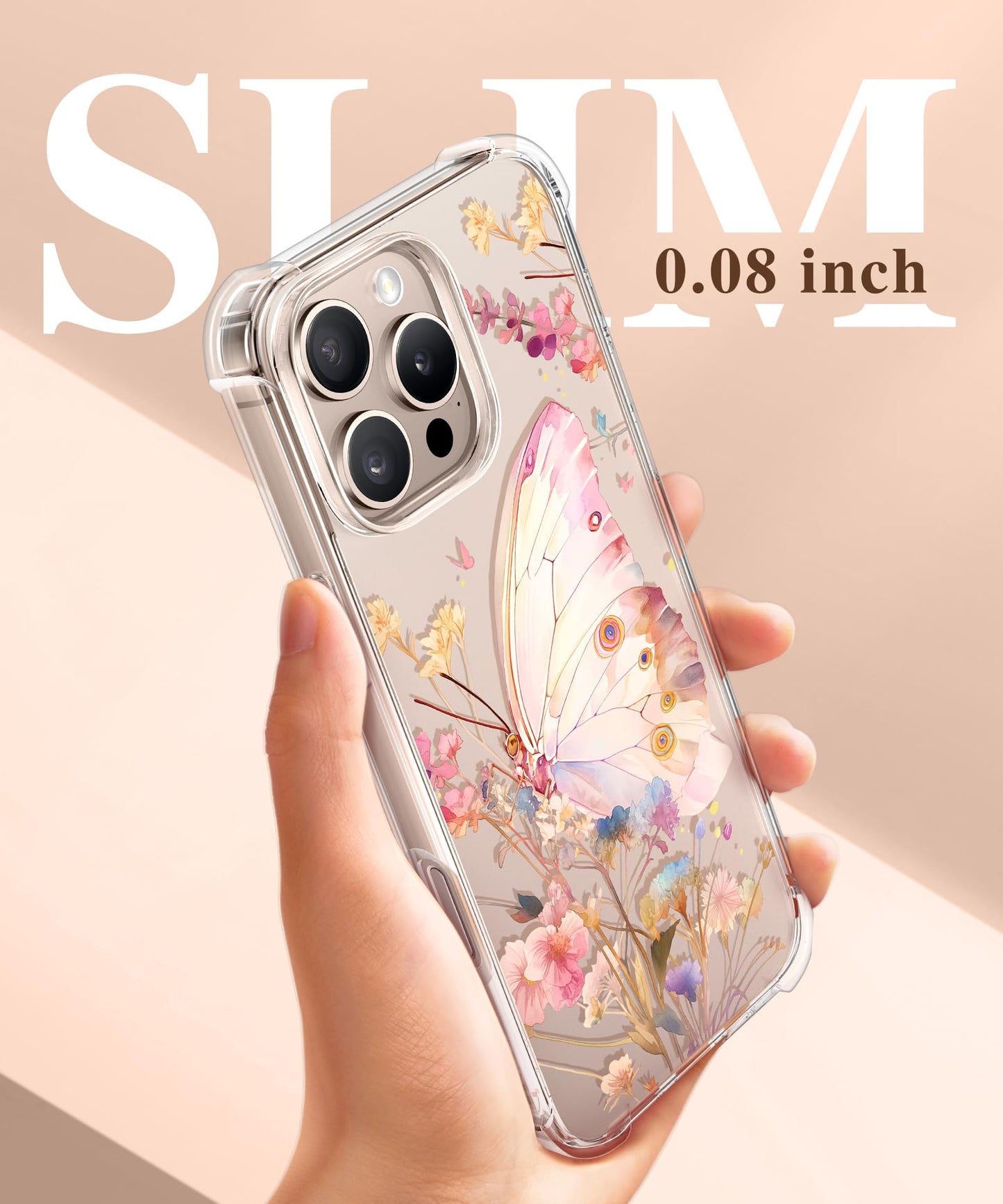 3-in-1 Floral Protection Kit for iPhone 16 Pro Max (6.9 inches, 2024)