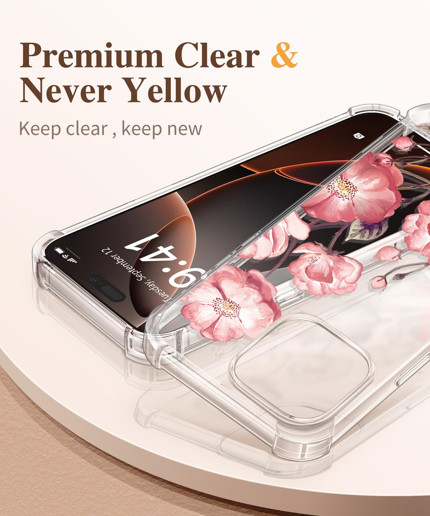 3-in-1 Floral Protection Kit for iPhone 16 Pro Max (6.9 inches, 2024)