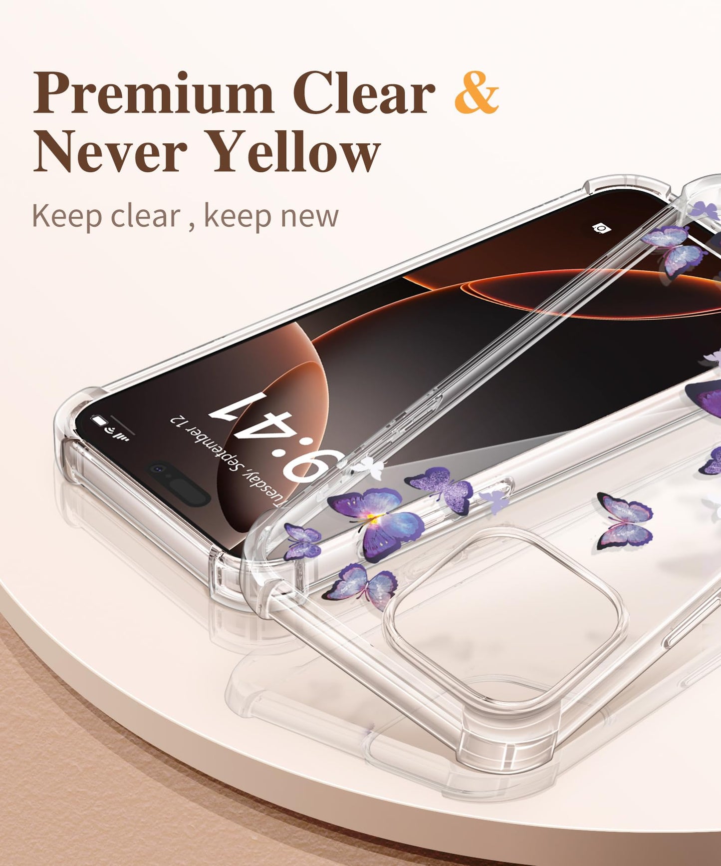 3-in-1 Floral Protection Kit for iPhone 16 Pro Max (6.9 inches, 2024)