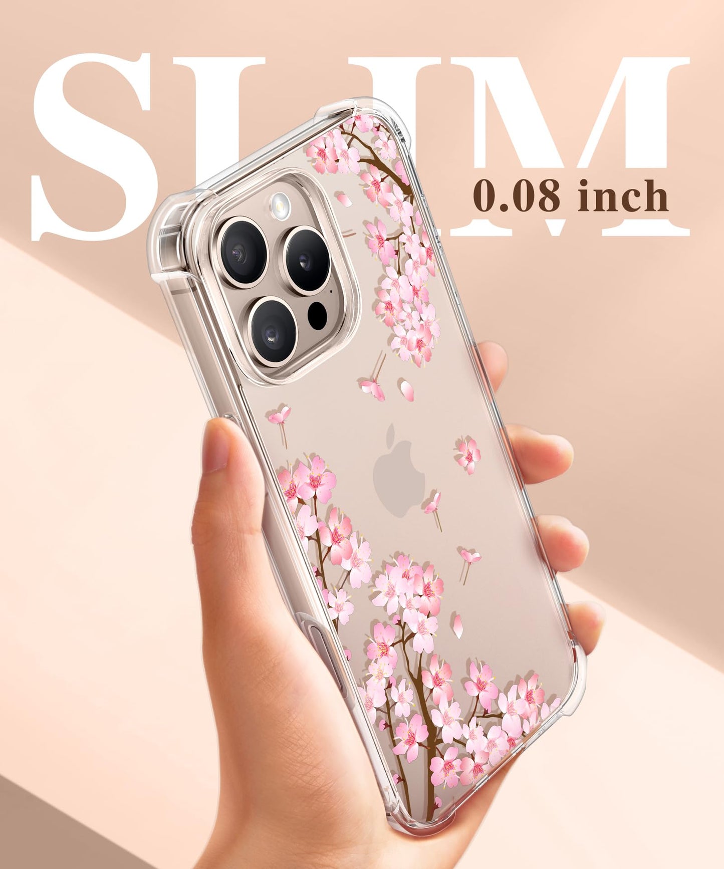 3-in-1 Floral Protection Kit for iPhone 16 Pro Max (6.9 inches, 2024)