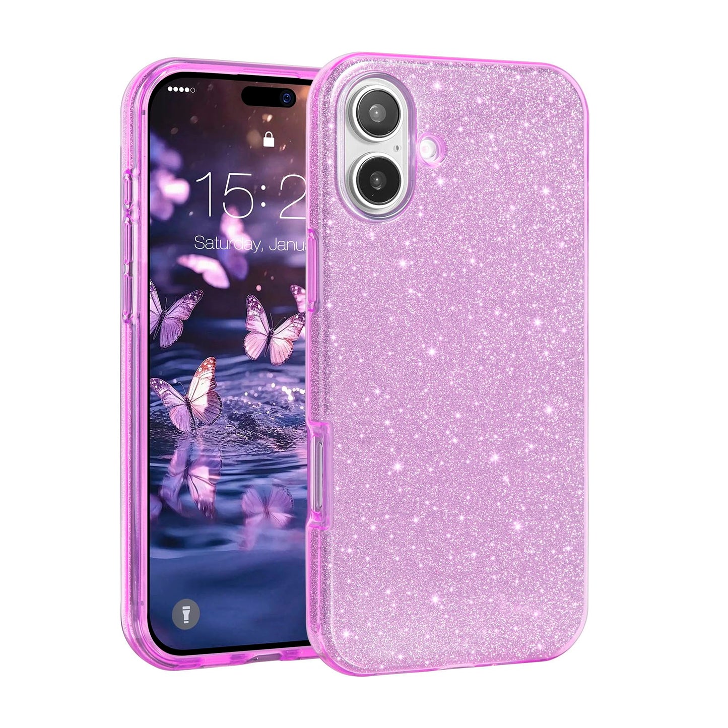 Glitter Case for iPhone 16 (6.1 inches, 2024)