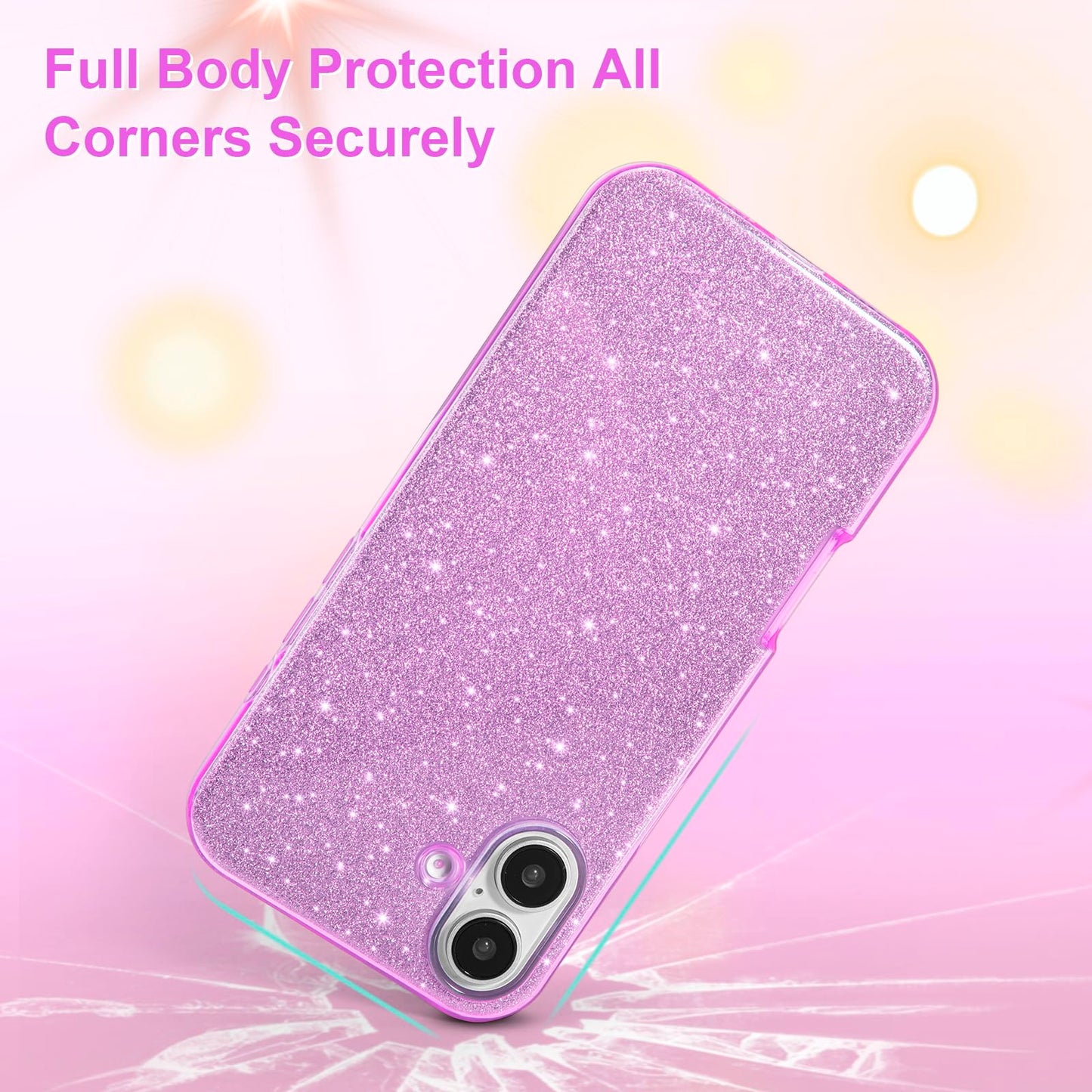 Glitter Case for iPhone 16 (6.1 inches, 2024)