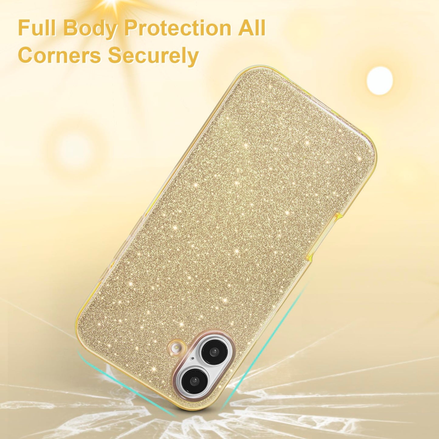 Glitter Case for iPhone 16 (6.1 inches, 2024)