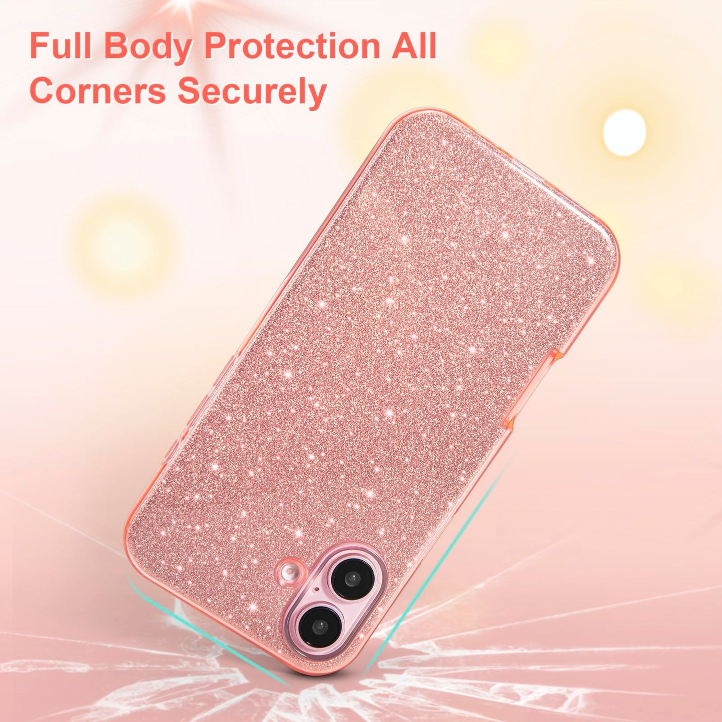 Glitter Case for iPhone 16 (6.1 inches, 2024)