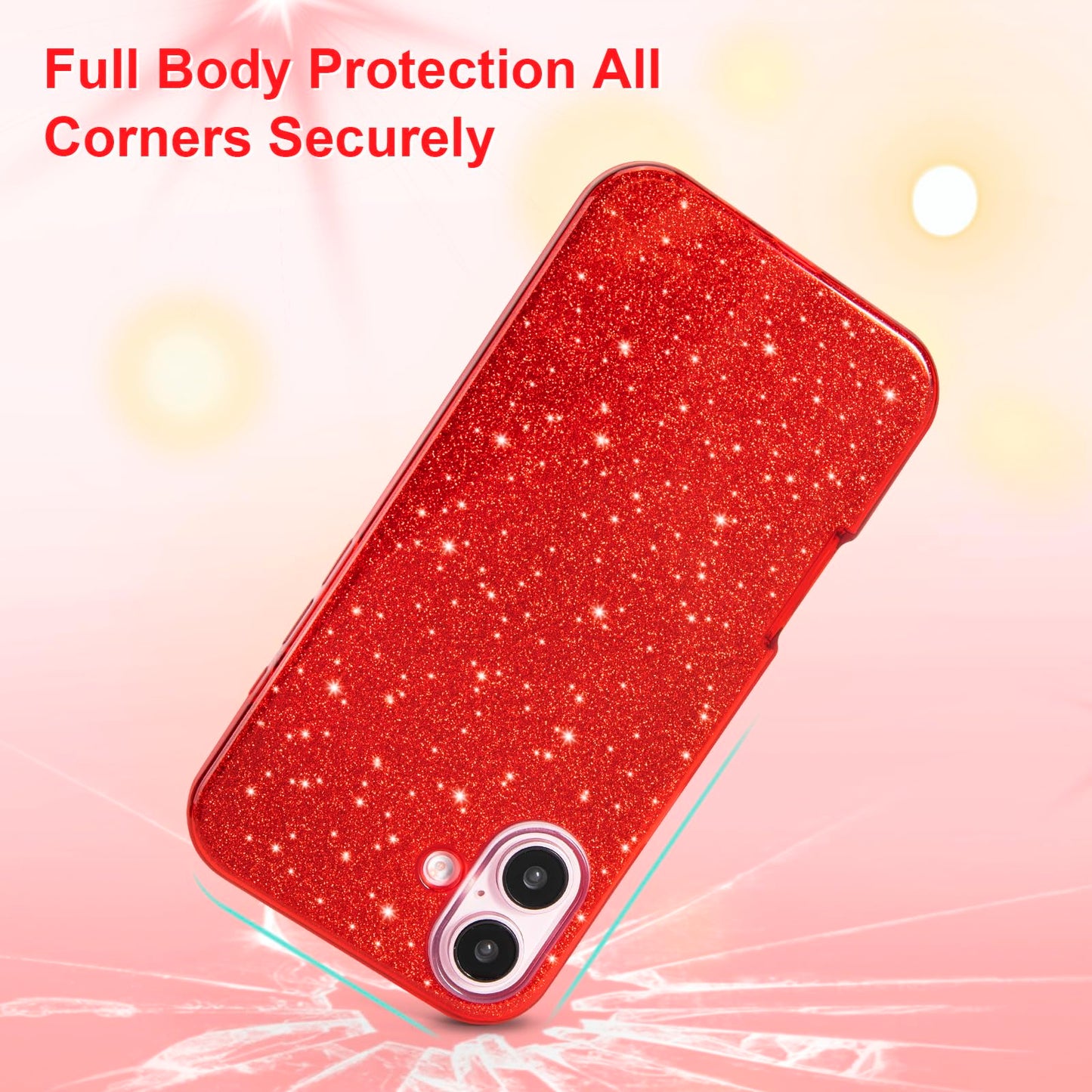 Glitter Case for iPhone 16 (6.1 inches, 2024)