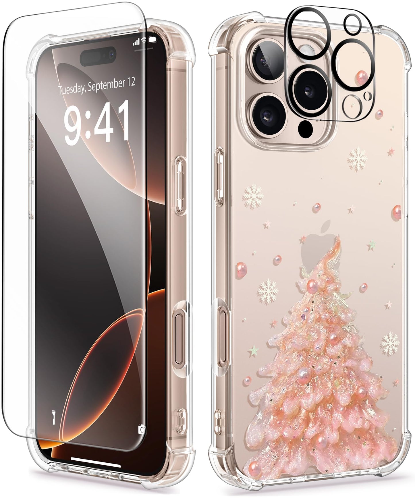 3-in-1 Floral Protection Kit for iPhone 16 Pro Max (6.9 inches, 2024)