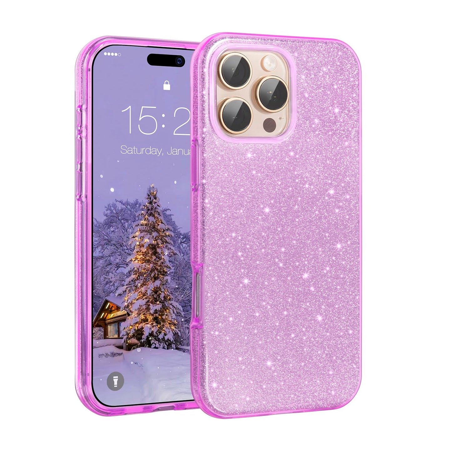 Glitter Case for iPhone 16 (6.1 inches, 2024)