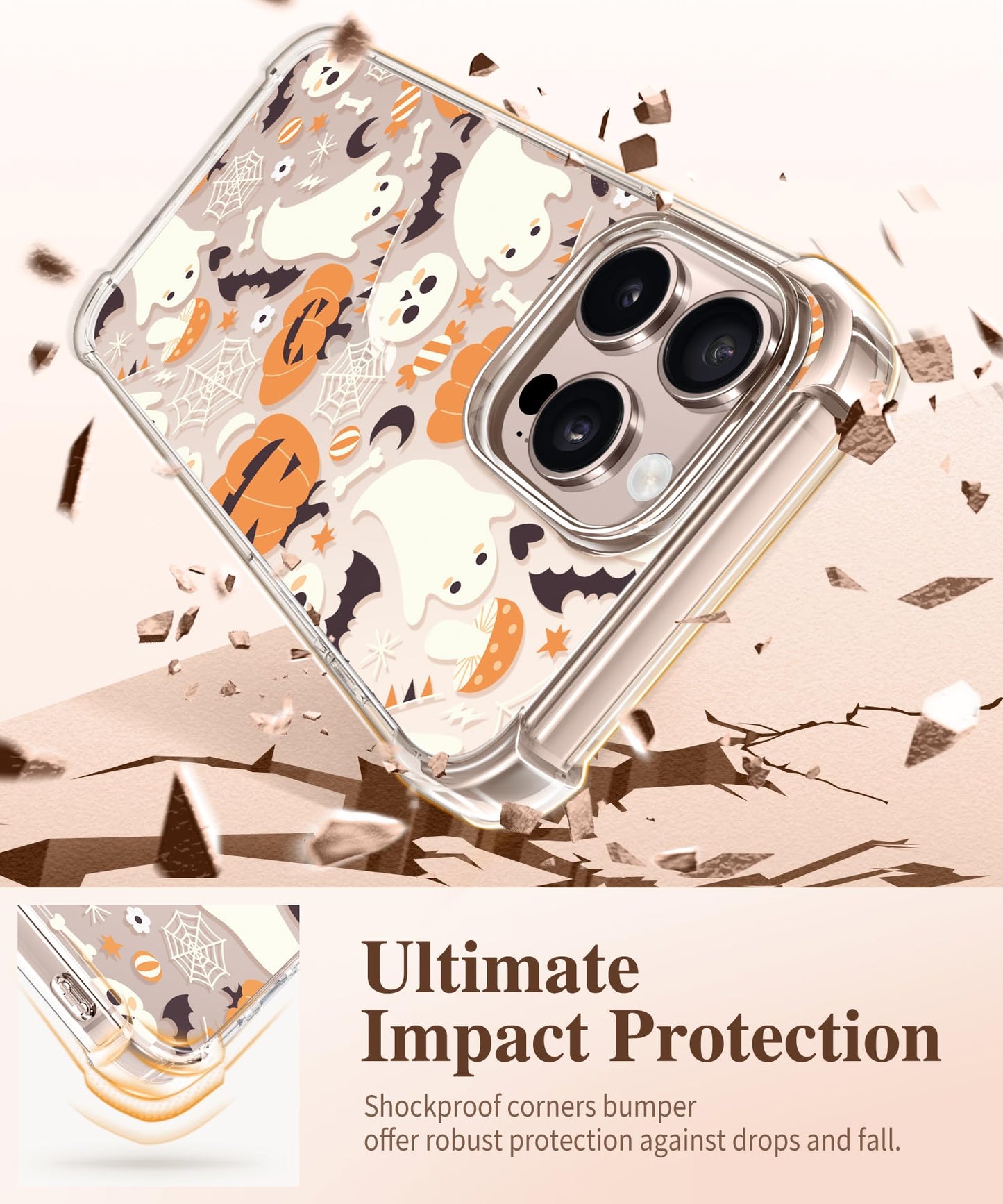 3-in-1 Floral Protection Kit for iPhone 16 Pro Max (6.9 inches, 2024)