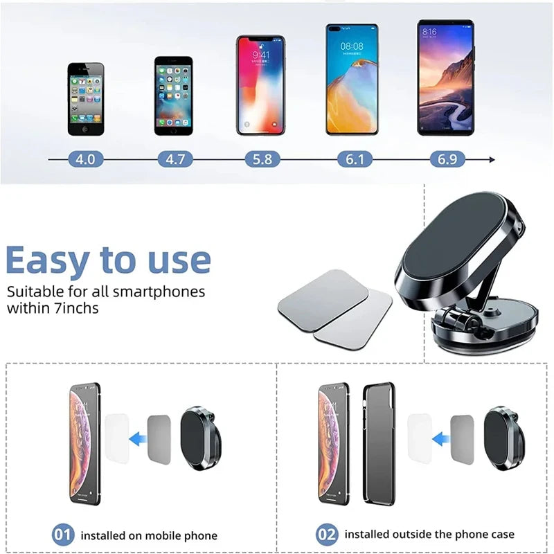 2024 Magnetic Car Phone Holder – Magnetic Smartphone Stand