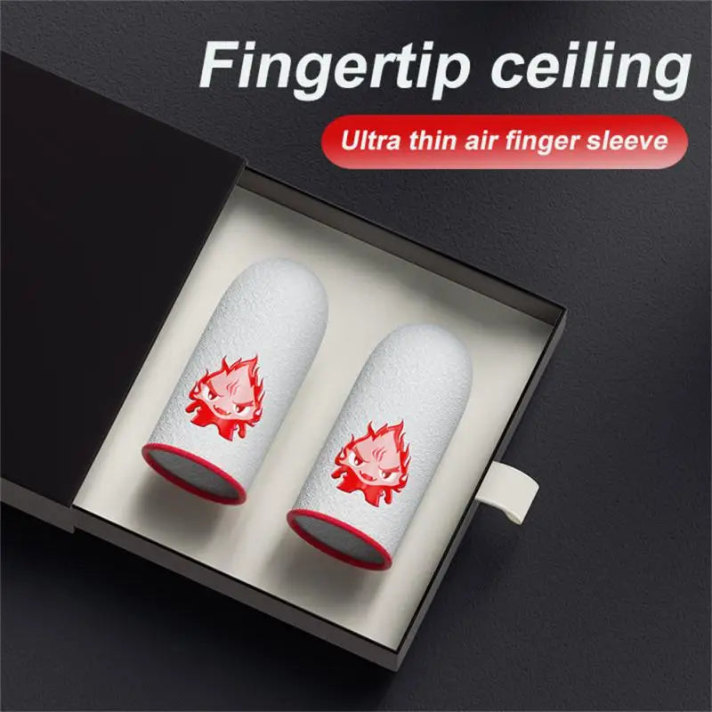 1 Pair Breathable Finger Covers for PUBG Mobile Gaming