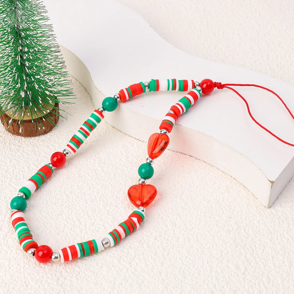 Christmas Series Mobile Phone Chain Wrist Strap Anti-Lost Chain