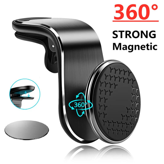 Magnetic Car Phone Holder Stand for Air Vent