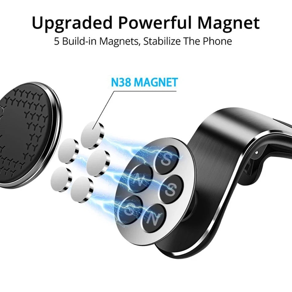 Magnetic Car Phone Holder Stand for Air Vent