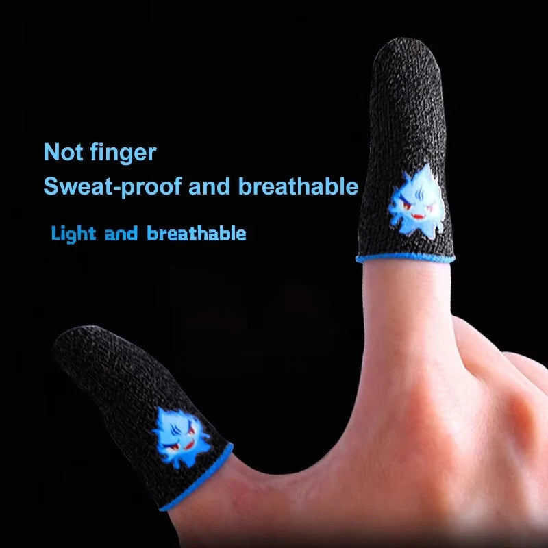 1 Pair Breathable Finger Covers for PUBG Mobile Gaming