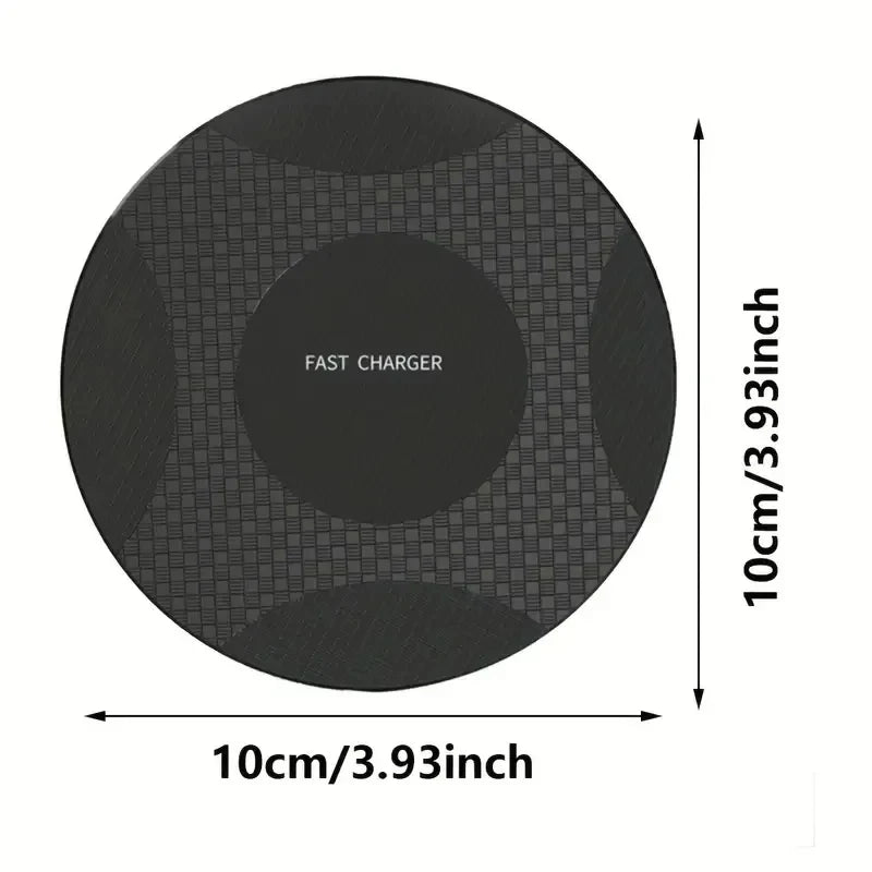 10W Ultra-Thin Wireless Charger Pad for Fast Charging