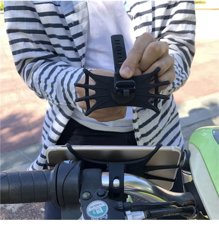 Silicone Strap Universal Bicycle Phone Holder