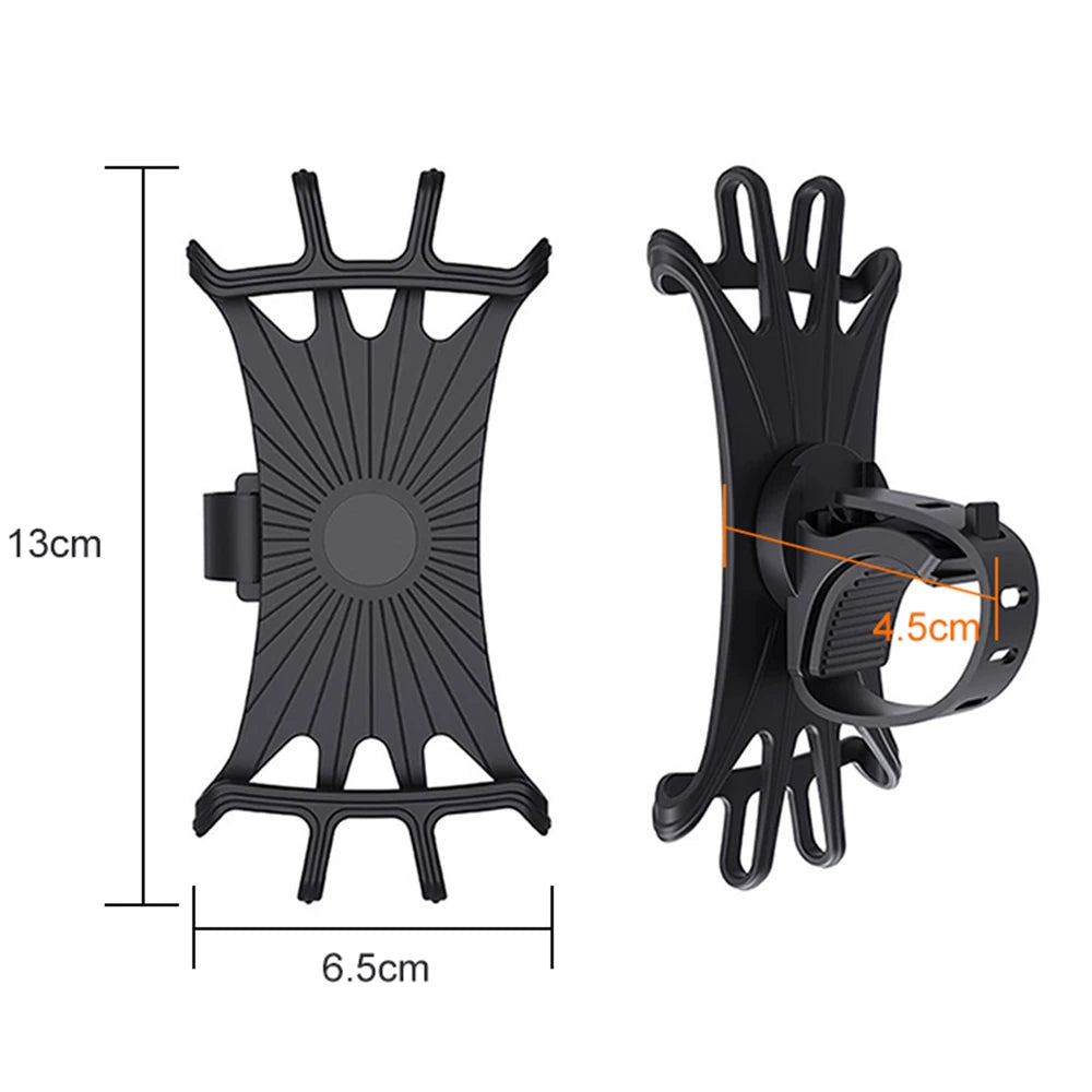 Silicone Strap Universal Bicycle Phone Holder