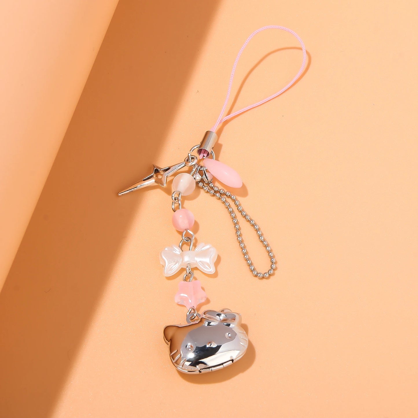 Hello Kitty Cell Phone Rope Chain Sanrio Anime Pendant