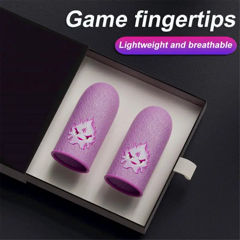 1 Pair Breathable Finger Covers for PUBG Mobile Gaming